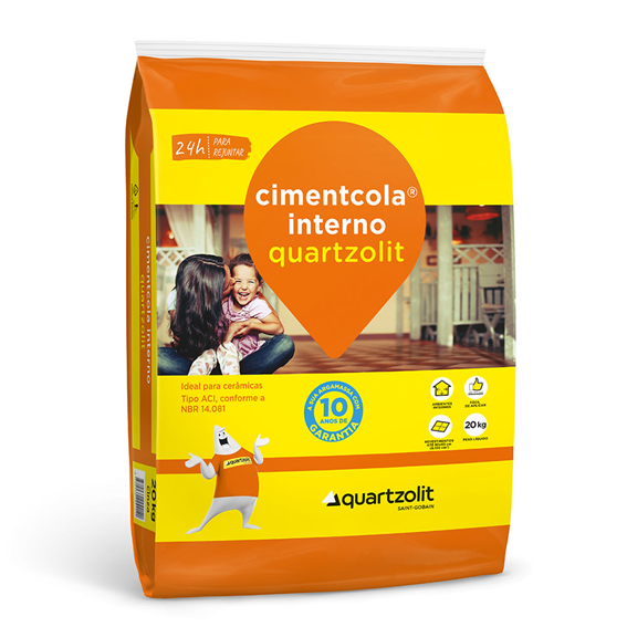 Argamassa Cimentcola Interno Quartzolit