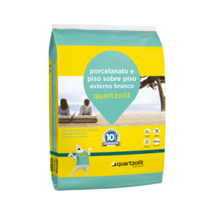 Argamassa Porcelanato E Piso Sobre Piso Externo Branco Quartzolit