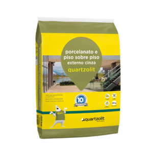Argamassa Porcelanato E Piso Sobre Piso Externo Cinza Quartzolit