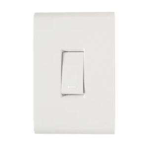 Conjunto 4x2 Com 1 Interruptor Paralelo Tramontina Liz 10 A 250 V Branco