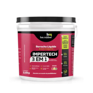Impertech 3 Em 1 Branco 3,6kg Hm Rubber