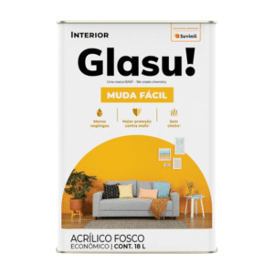 Tinta Acrílica Muda Facil 18l Glasu