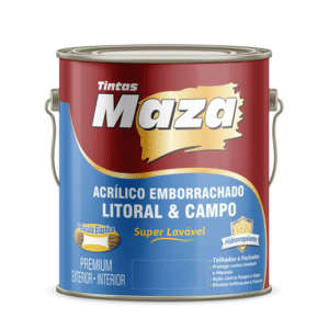 Tinta Acrílica Emborrachada 3,6l Maza