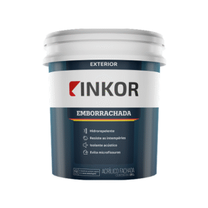 Tinta Emborrachada Tinta premium para fachada 18l Inkor