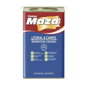 Tinta Acrílica Emborrachada 18l Maza