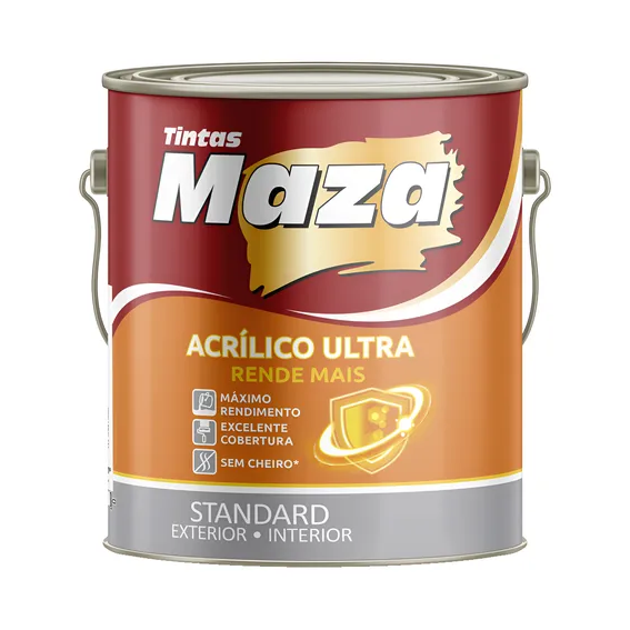 Tinta Acrílica Ultra Rende Mais 3,6l Maza