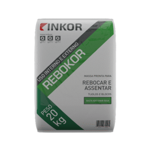 Rebokor Massa pronta para rebocar e assentar 20kg Inkor