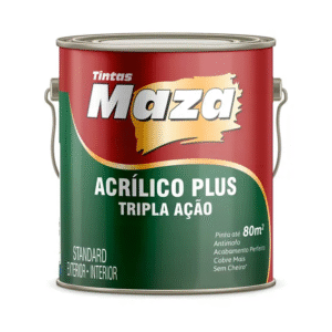 Tinta Acrílica Plus Tripla Ação 3,6l Maza