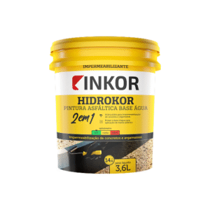 Hidrokor Pintura asfáltica base água 3,6l Inkor