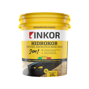 Hidrokor Pintura asfáltica base água 18l Inkor