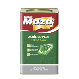 Tinta Acrílica Plus Tripla Ação 18l Maza