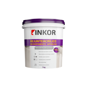 Rejunte Acrílico Bicomponente Para juntas de 0,5 a 5 mm 1kg Inkor