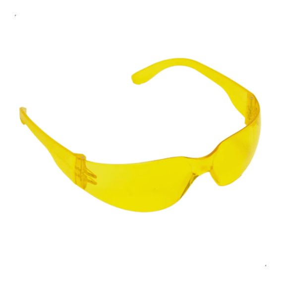 Óculos de Segurança Amarelo para Ambientes com Baixa Luminosidade