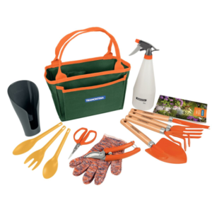 Kit Para Jardinagem Com Bolsa De Lona 13 Peças Tramontina