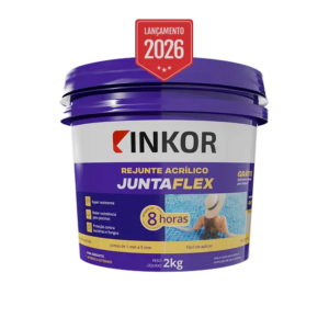 Rejunte Juntaflex acrílico de alta performance 2kg Inkor