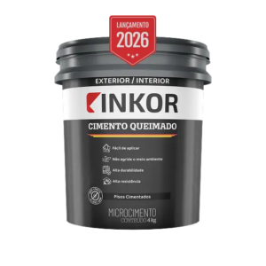 Cimento Queimado Cimentício Para pisos cimentados 4kg Inkor