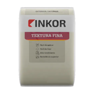 Textura fina acrílica lisa 15kg Inkor