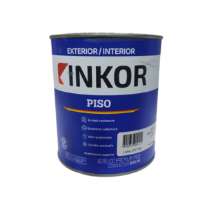 Tinta premium para piso 900ml Inkor