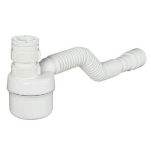 SIFÃO AJUSTÁVEL COPO MULTIUSO BRANCO