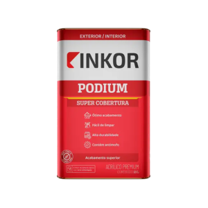 Tinta Podium Acetinado 18l Inkor