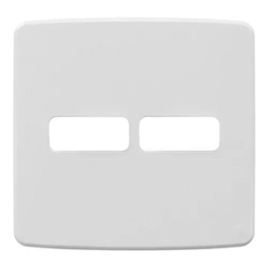 PLACA 4X4 PARA TOMADA BRANCA – PLACA DUPLA WEG
