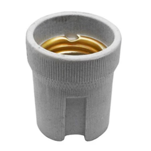 SOQUETE E27 PORCELANA – ALTA RESISTÊNCIA