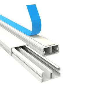 CANALETA PVC 20X10MM 2 METROS – ORGANIZAÇÃO CABOS